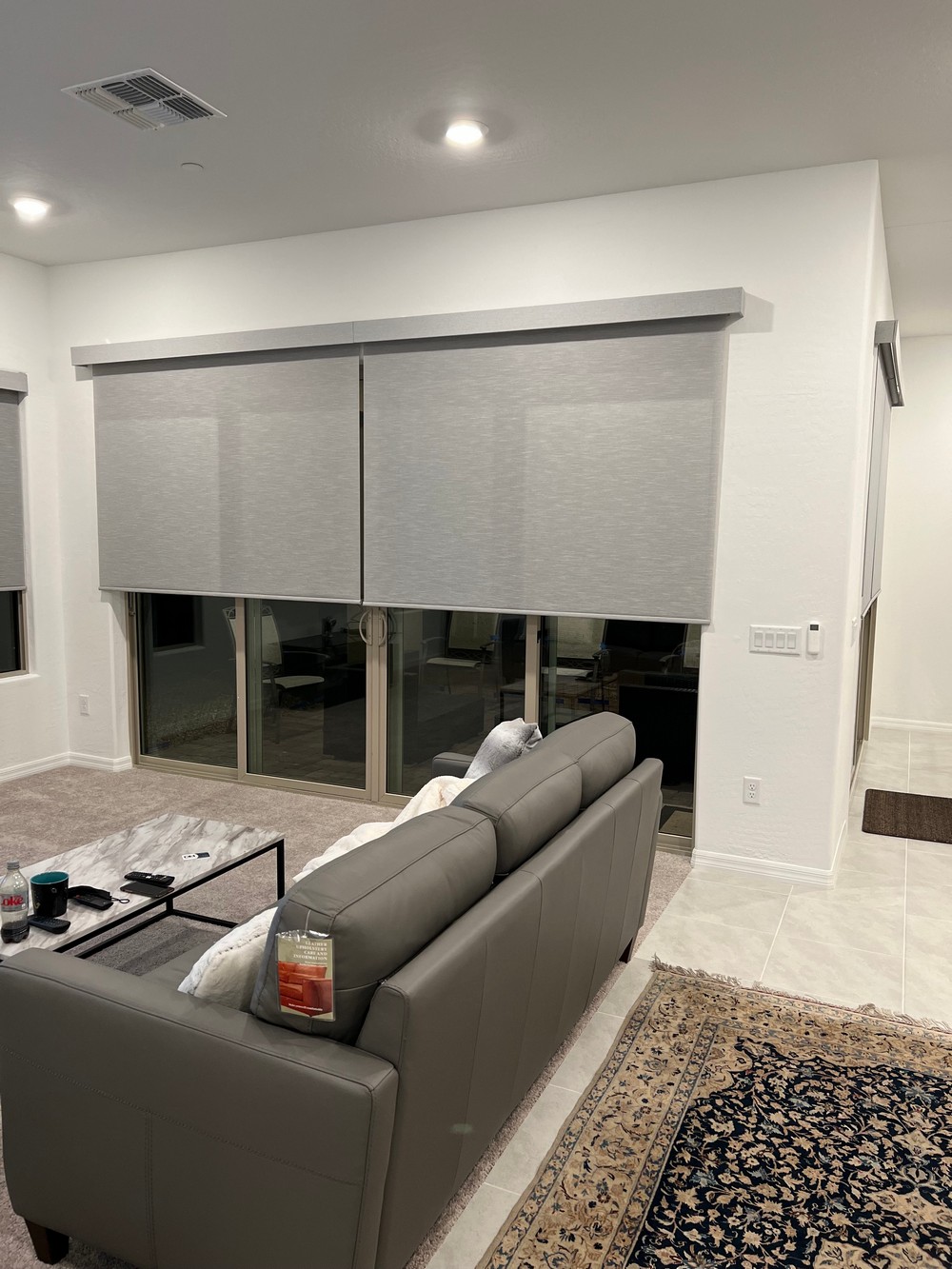 Motorized Roller Shades on Desert Ivy Ln in Lake Las Vegas, NV