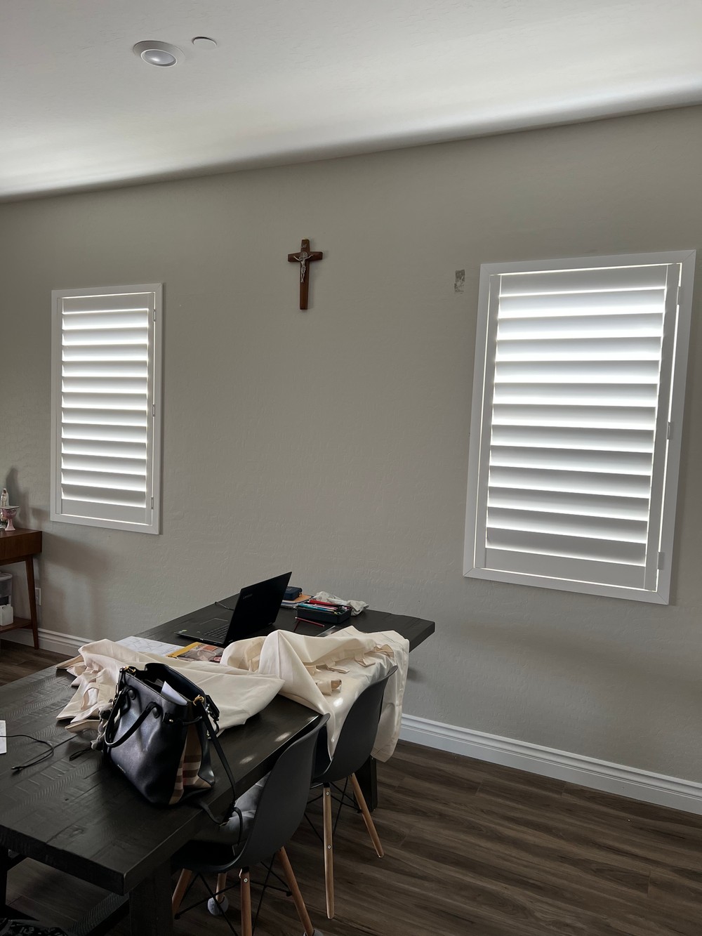 Shutters with Hidden Tilt on a New Home on Black Turnstone Ct in Summerlin, Las Vegas, NV