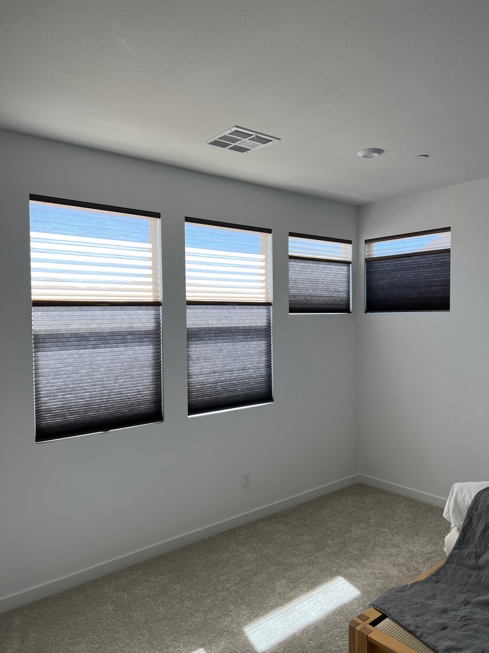 TriLight Honeycomb Shades by Alta Window Fashions on Waterstone Ave in Inspirada, Henderson, NV