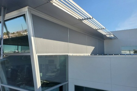 Commercial exterior solar screens las vegas nv energy efficiency